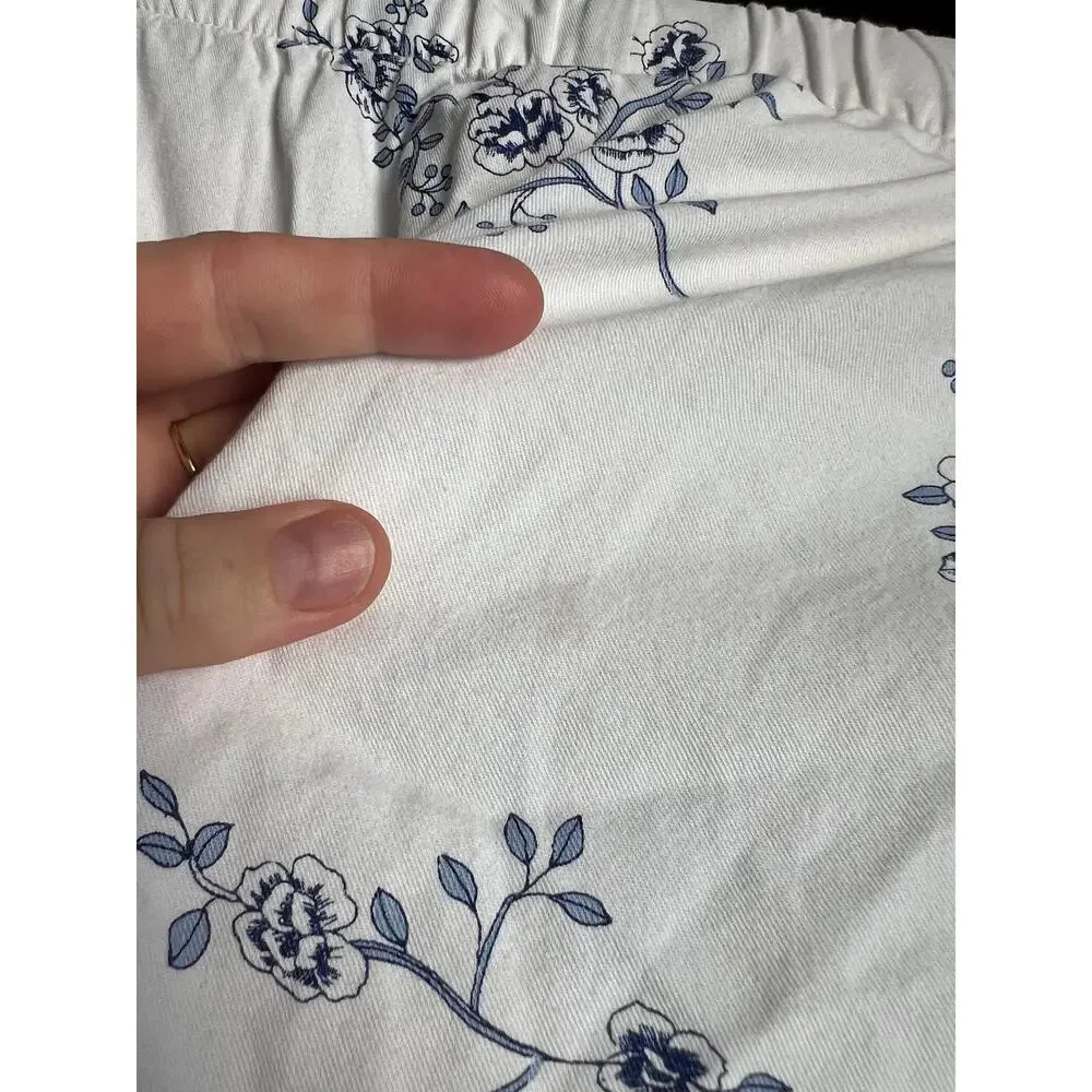 Petite Plume Classic Short Set Kids Timeless Toile Blue Pajamas Size 10